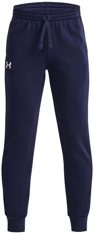 Under Armour UA Rival Fleece Joggers Pantalones deportivos unisex - Azul marino - Blanco