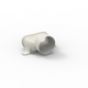 Renson 1074435 - adaptador recto easyflex ø80 conexiones: ø80 y 140x64 | 2 piezas