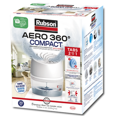 Rubson 1074620 - aero 360 compacto 450g | 3 piezas