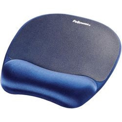 Tappetino per mouse con supporto per il polso fellowes memory sapphire