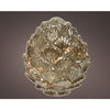 Lumineo micro led dennenappel glas ø17cm