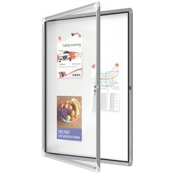 Vitrina interior acco nobo cristal de seguridad 9x a4 81,5x98x4,5cm