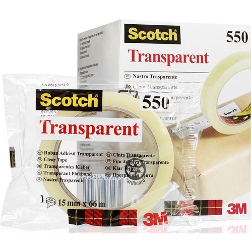 Cinta adhesiva Scotch 550 transparente