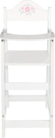 Amuuso braet - silla para muñecas - madera - con flores rosas