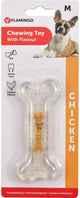 Flamingo hondenspeelgoed tpr been met kipsmaak - multi - 12 cm