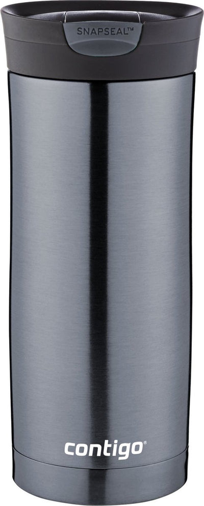 Tazza termica Contigo Huron Snapseal, tazza termica in acciaio inossidabile, tazza di caffè da asporto, a prova di perdite, mantiene caldo fino a 7 ore, coperchio senza BPA lavabile in lavastoviglie, 470 ml | canna di fucile