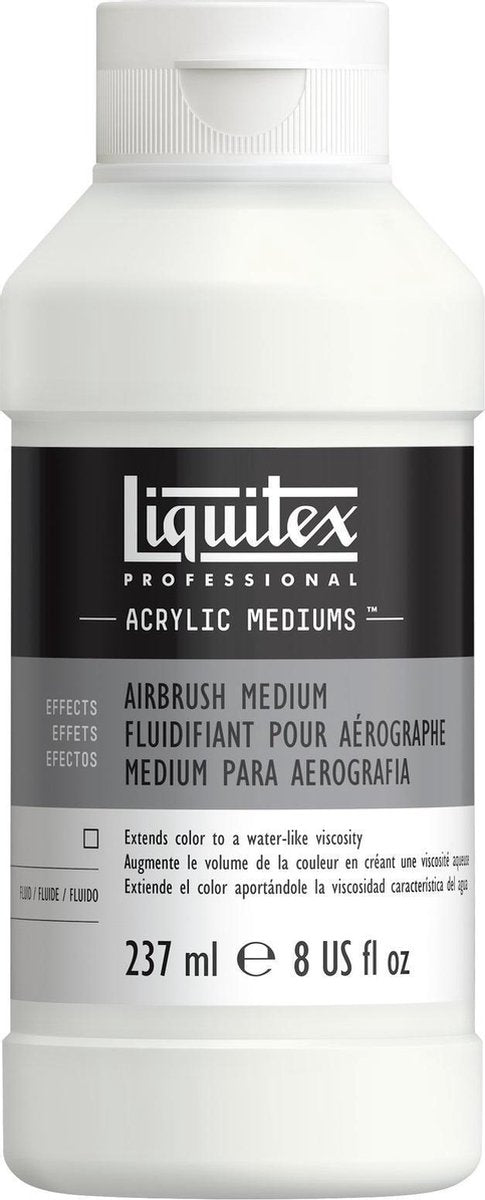 Liquitex 5908 aerógrafo profesional medio 237ml – aditivo acrílico, pintura para aerógrafo más delgada