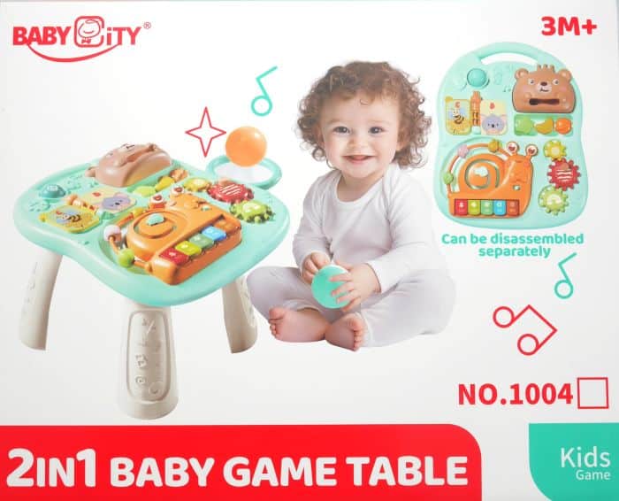 Mesa de actividades Playgo: descubre, juega y aprende