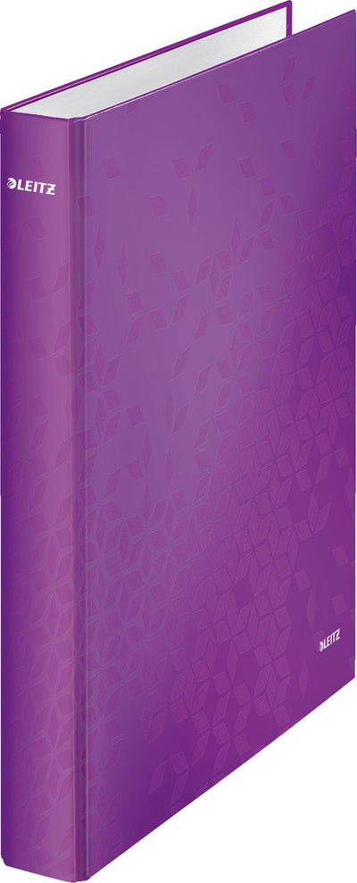 Raccoglitore ad anelli Leitz wow A4 - 2 anelli - larghezza dorso 40 mm con 2 anelli a D - viola