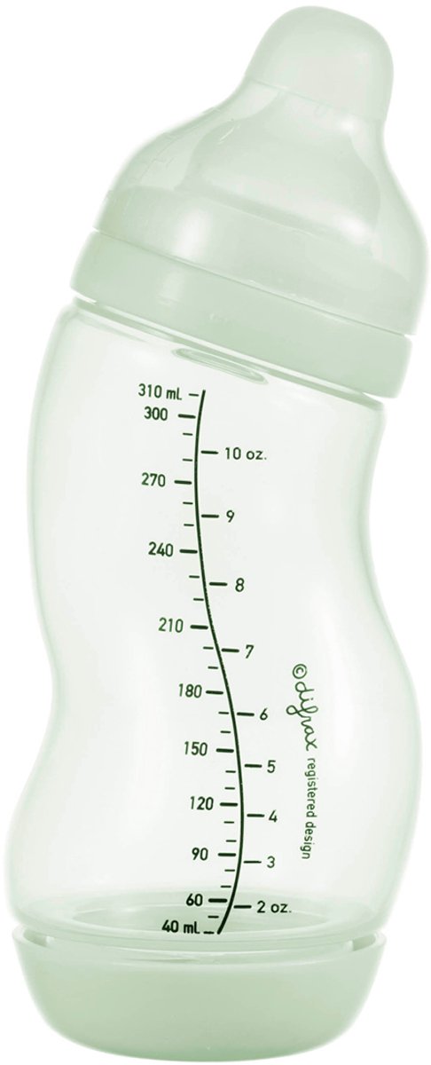 Bottiglia s larga Difrax - 310 ml - pistacchio - anti coliche contro le coliche