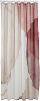 Sealskin earth - douchegordijn 180x200 cm - polyester donkerroze off-white