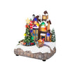 Lumineo escena navideña árbol de Navidad LED 16x19x22cm