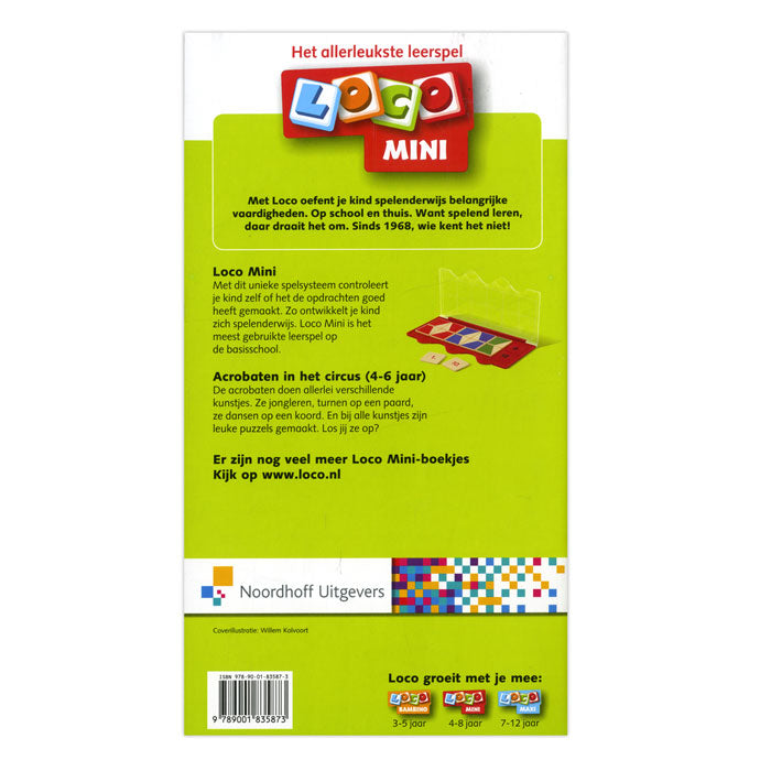 Mini-acrobati loco nel gruppo circo 1-2 (4-6 anni)