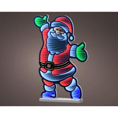 Lumineo Infinity illumina Babbo Natale h60cm