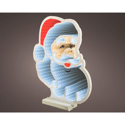 Lumineo infinity lights kerstman 28x30x30cm