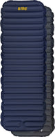 Abbey camp opblaasbare slaapmaat - 195 x 70 x 9 cm - blauw grijs