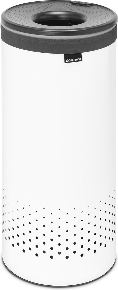 Brabantia wasmand - met deksel - 35 l - white