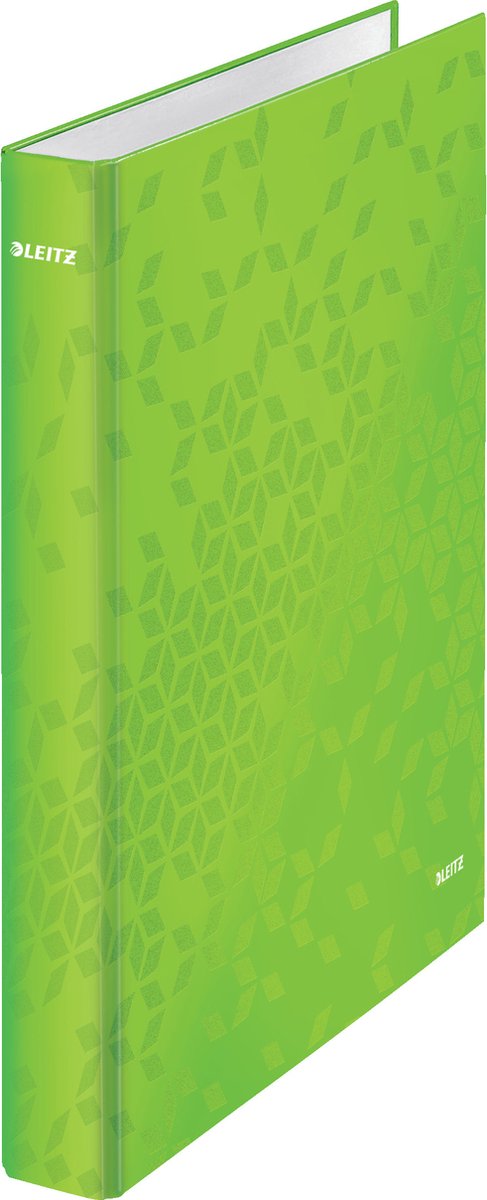 Raccoglitore ad anelli laminato Leitz wow - 4 anelli - larghezza dorso 40 mm - verde