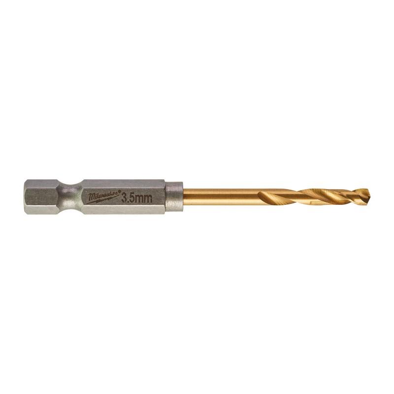 Milwaukee accessoires metaalboor shockwave hss-g ti. 3.5mm -2pcs - 48894707