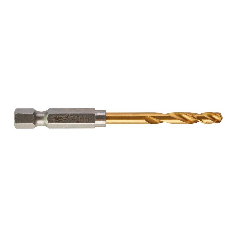 Accesorios milwaukee taladro metal shockwave hss-g ti. 4,2 mm -1 pieza - 48894709