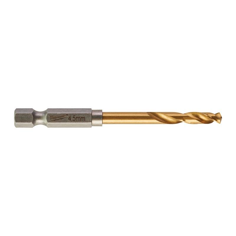 Accesorios milwaukee taladro metal shockwave hss-g ti. 4,5 mm -1 pieza - 48894710