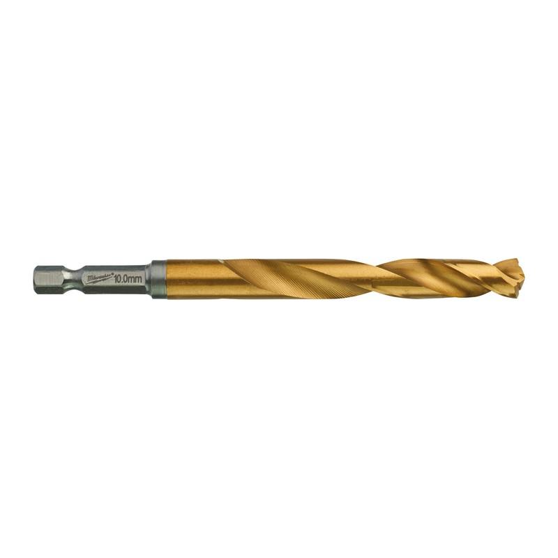 Milwaukee accessoires metaalboor shockwave hss-g ti. 10mm -1pc - 48894723