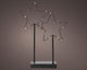 Lumineo stella LED su metallo standard h34cm