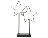 Lumineo estrella LED sobre metal estándar h34cm - afbeelding 2