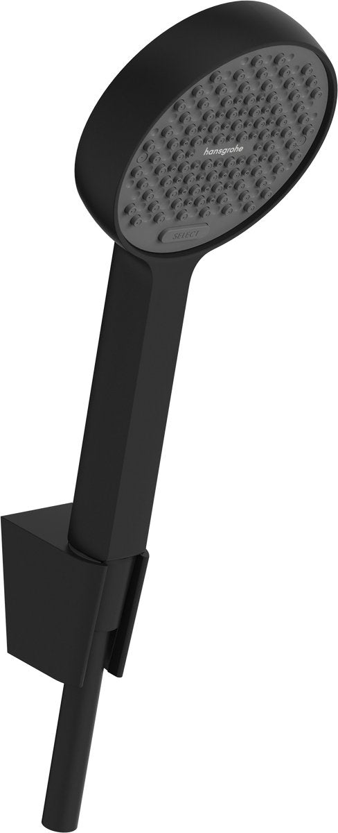 Hansgrohe enablera s - set de ducha - ahorro de agua ecosmart - control con botón selector - 95mm - 2 funciones de chorro - con flexo de ducha 125 cm - negro mate