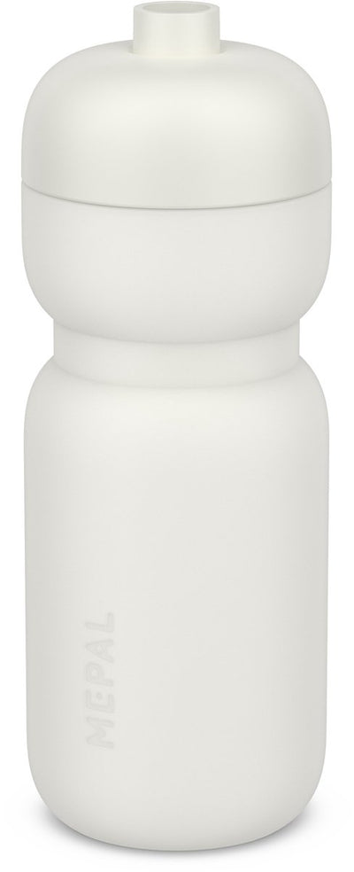 Mepal bidon squeeze sport - 600 ml - knijp en drink - lekdicht ventiel - vaatwasmachinebestendig - drinkflessen - ceramic white