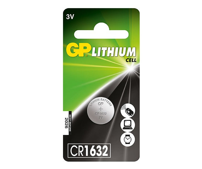 GP - CR1632 Lithium-knoopcel 3V 1PK