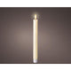 Juego de velas LED Lumineo cera crema ø2,2xh24,5cm