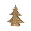 Lumineo kerstboom goud led 10x34x40cm