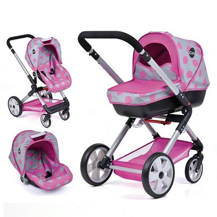 Icoo básico 4in1 manhatten muñeca caminar caminata rosa negro