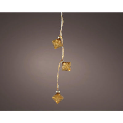 Catena luminosa Lumineo Palla di Natale LED 5.7x28cm