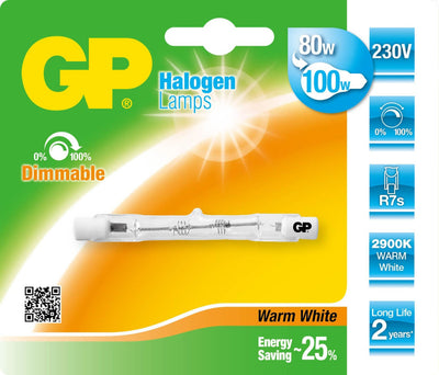 GP Iluminación de iluminación Halo Lin. ES 78 mm 80W R7S
