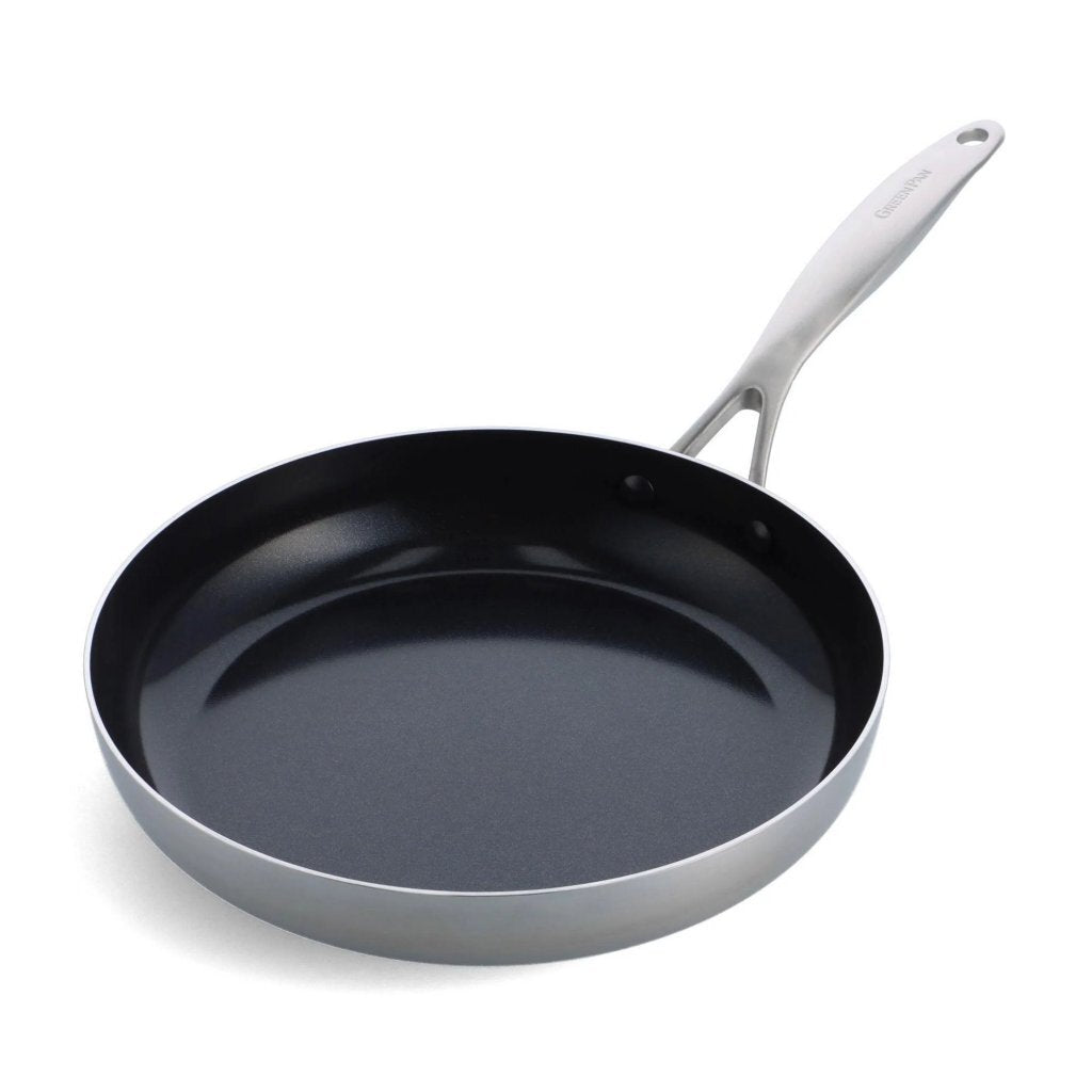 Padella Greenpan Geneva 28 cm in acciaio inox nero