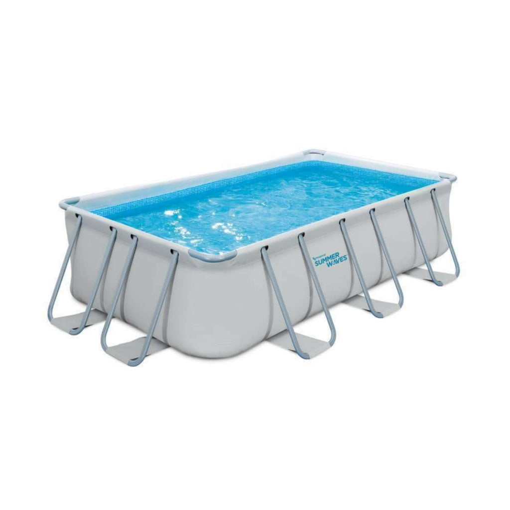 Onde estive piscina telaio rettangolare elite 400 x 200 x 100 cm + pompa filtro