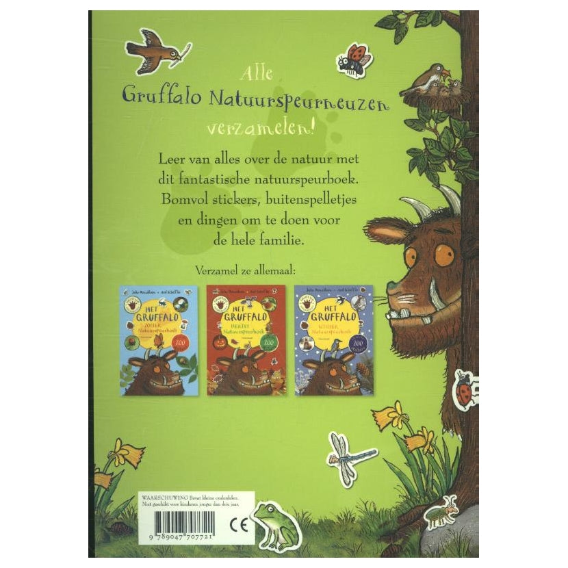 Casa central del libro el libro de búsqueda de la naturaleza de primavera gruffalo