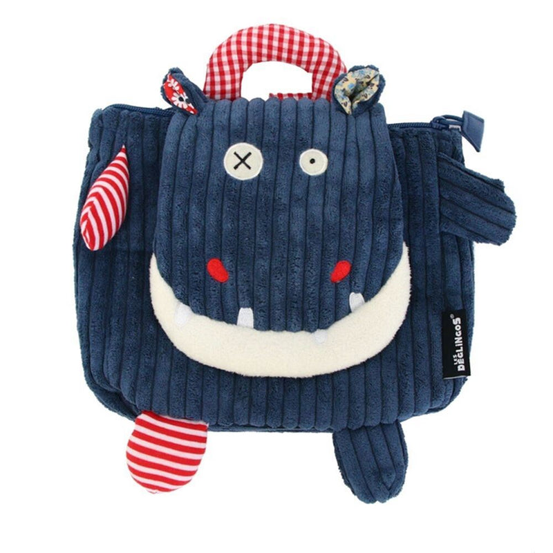 Mochila, el hipopótamo de moda 25 x 25 cm