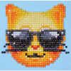 Diamond dotz diamond painting cool cat 10x10 cm