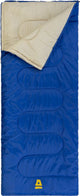 Abbey camp slaapzak 3 seizoenen - dekenmodel - blauw - 210 x 85 cm - koppelbaar en extra ruim