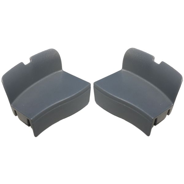 Axa afdekkapjes defender - zilver (set)