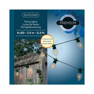 Lumineo led party light fireflame effect l350cm