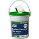 Moist cleaning wipes Tork Q82-4905243 fabric white pack 58 pieces