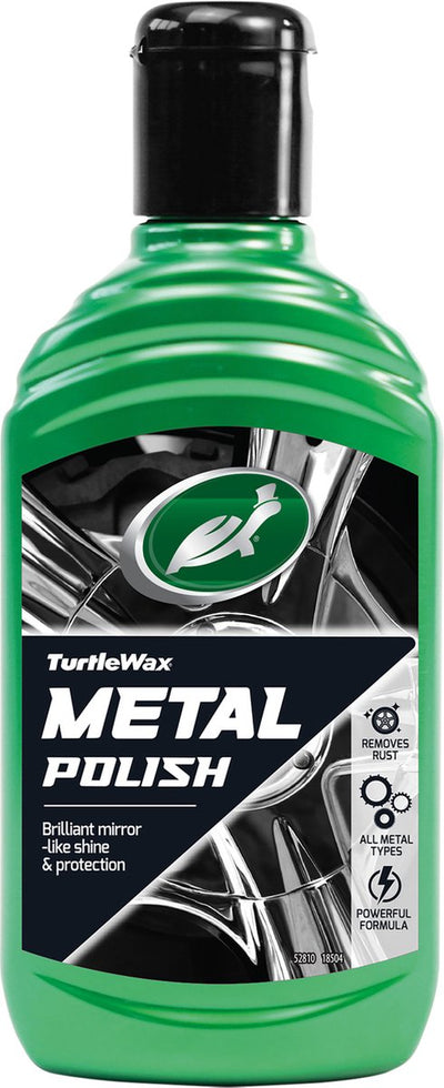 Lucidante per metalli Turtle Wax GL - la soluzione tutto in uno per tutte le superfici metalliche - rimuove ossidazioni e sporco - ripristina superfici metalliche e cromate - applica uno strato protettivo - 300ml
