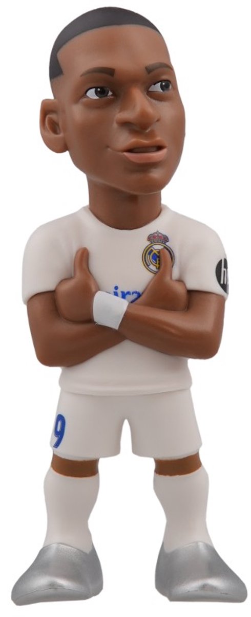 Minix - stelle del calcio - real madrid - statua kylian mbappé 12 cm