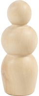 Figura in legno Creativ Company, forma a clessidra, h: 7,5 cm, 5 pezzi 1 scatola