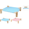 Pets collection dierenbed met hout onderstel