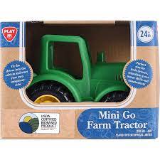 Mini Go Farm Tractor, Green Tractor con questo divertente trattore di Playgo può divertirsi molto.